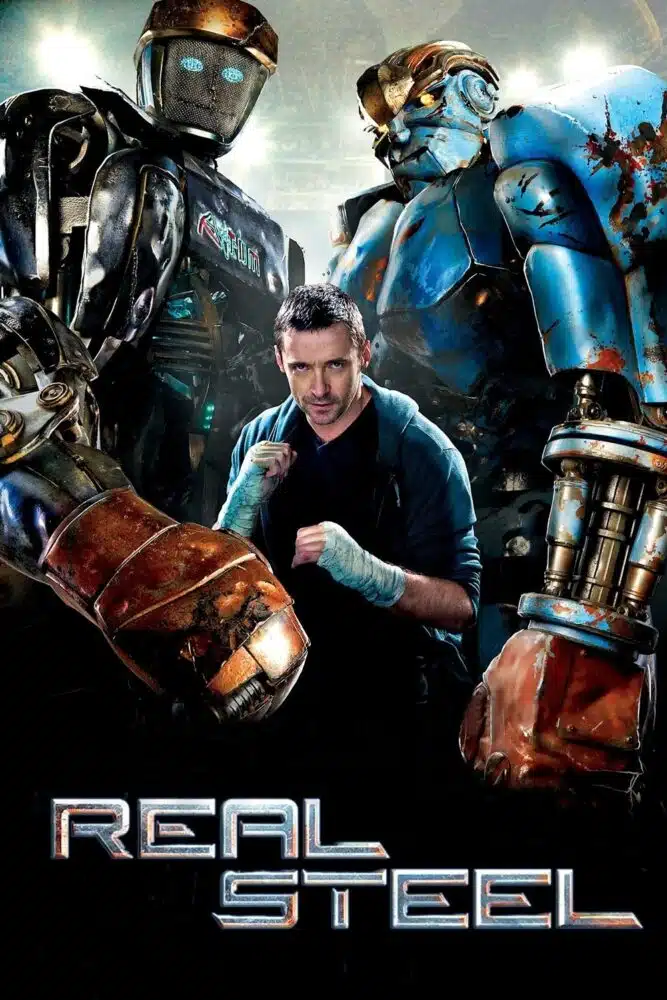 Free Real Steel (2011) (Hindi + English) Dual Audio Hollywood Movie BluRay HD ESub